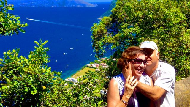 One of the most romantic spots in Italy, the island of Capri boasts scenic views all over. 